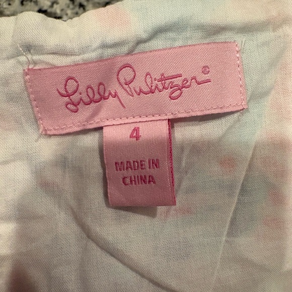 Lilly Pulitzer  Dress in Blue and Pink Print size 4 - Picture 3 of 6